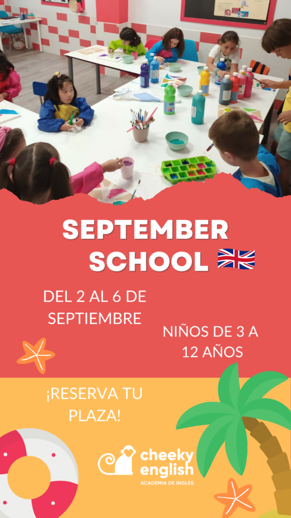 Academia de inglés en Murcia September school Instagram story 1